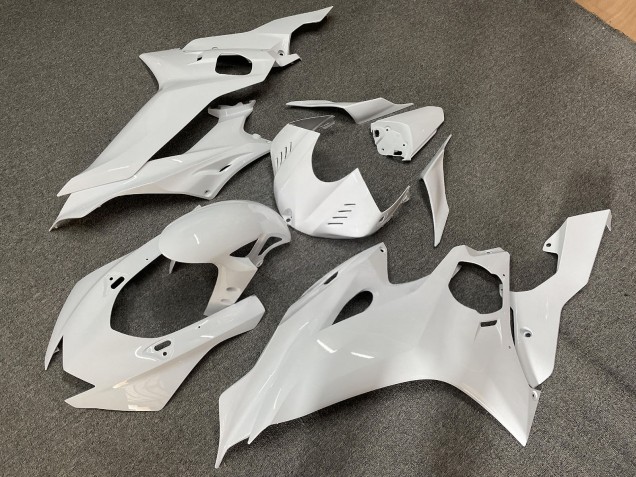 Purchase 2017-2025 Glossy White Yamaha R6 Motorcycle Fairings UK