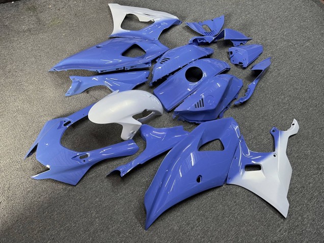 Purchase 2021-2024 Glossy Lavender & White Gradient Yamaha R7 Motorcycle Fairings UK