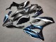 Purchase 2021-2024 Blue Iridescent & White with Carbon Fiber Style Yamaha R7 Motorcycle Fairings UK