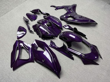 Purchase 2021-2024 Glossy Pink Carbon Fiber Style Yamaha R7 Motorcycle Fairings UK