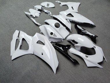 Purchase 2021-2024 Glossy White & Black Yamaha R7 Motorcycle Fairings UK