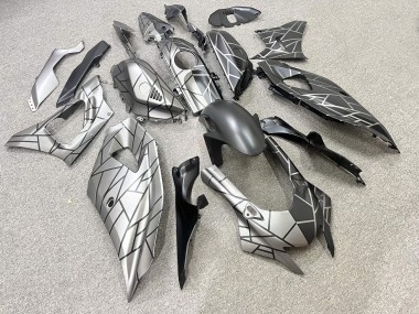 Purchase 2021-2024 Matte Grey Black Pattern Split Yamaha R7 Motorcycle Fairings UK