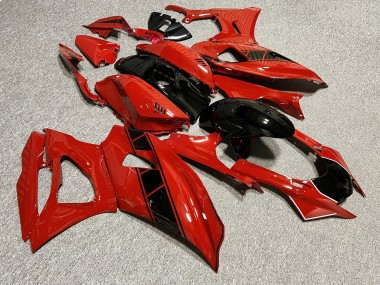 Purchase 2021-2024 Glossy Red & Black Yamaha R7 Motorcycle Fairings UK