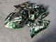 Purchase 2015-2022 Matte Green & Gold Camo with Honeycomb Pattern Kawasaki Ninja H2 Motorcycle Fairings UK