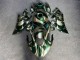 Purchase 2015-2022 Matte Green & Gold Camo with Honeycomb Pattern Kawasaki Ninja H2 Motorcycle Fairings UK