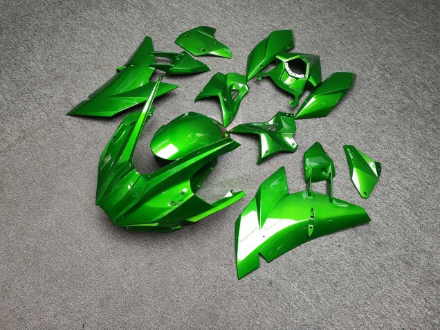 Purchase 2015-2022 Glossy Candy Green Kawasaki Ninja H2 Motorcycle Fairings UK