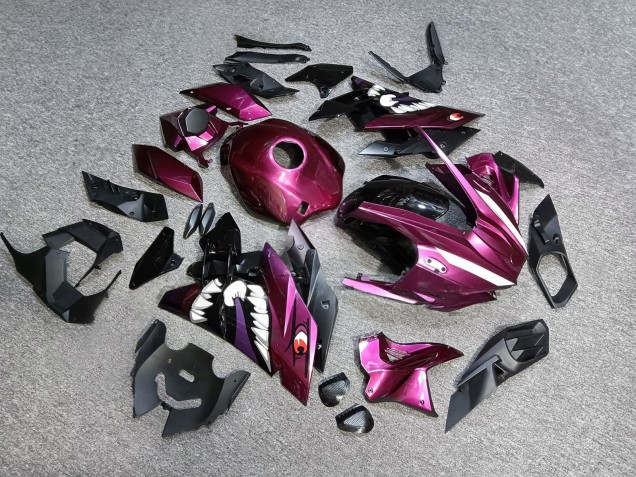 Purchase 2015-2022 Glossy Purple Shark Kawasaki Ninja H2 Motorcycle Fairings UK