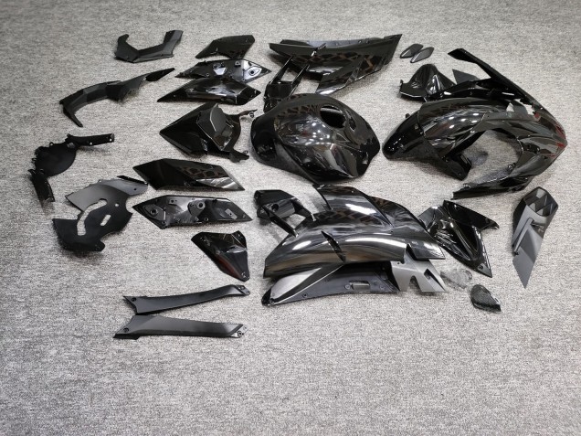Purchase 2015-2022 Glossy Black Kawasaki Ninja H2 Motorcycle Fairings UK