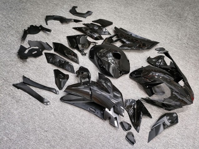 Purchase 2015-2022 Glossy Black Kawasaki Ninja H2 Motorcycle Fairings UK