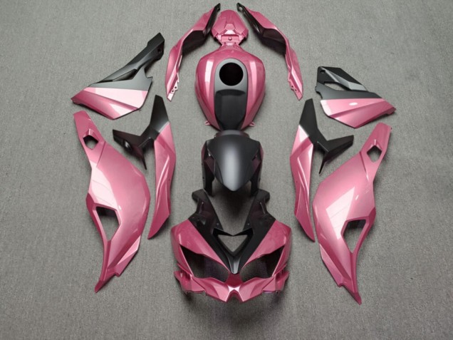 Purchase 2019-2026 Glossy Pink & Matte Black Kawasaki ZX4R ZX-4RR Motorcycle Fairings UK