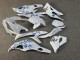 Purchase 2019-2026 Glossy White with Blue Cherry Blossom Kawasaki ZX4R ZX-4RR Motorcycle Fairings UK