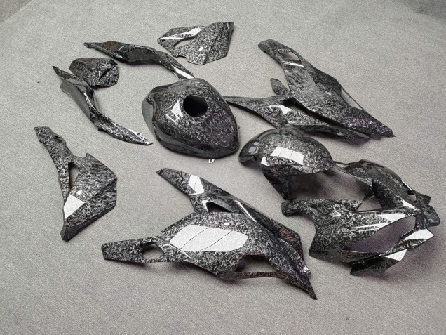 Purchase 2019-2026 Glossy Forged Carbon Fiber Style Kawasaki ZX4R ZX-4RR Motorcycle Fairings UK
