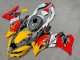 Purchase 2019-2026 Glossy White & Yellow with Orange Bull Pattern Kawasaki ZX4R ZX-4RR Motorcycle Fairings UK
