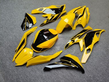 Purchase 2019-2026 Glossy Yellow Black Kawasaki ZX4R ZX-4RR Motorcycle Fairings UK