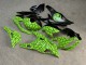 Purchase 2019-2026 Glossy Green & Matte Black Split Kawasaki ZX4R ZX-4RR Motorcycle Fairings UK
