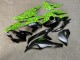 Purchase 2019-2026 Glossy Green & Matte Black Split Kawasaki ZX4R ZX-4RR Motorcycle Fairings UK