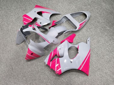 Purchase 2000-2002 Glossy Nardo Grey Pink Kawasaki ZX6R Motorcycle Fairings UK