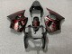 Purchase 2000-2002 Glossy Black Red Flame Kawasaki ZX6R Motorcycle Fairings UK