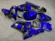 Purchase 2003-2004 Glossy Blue Black Carbon Fiber Style Kawasaki ZX6R Motorcycle Fairings UK