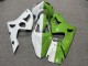 Purchase 2003-2004 Green White Split Kawasaki ZX6R Motorcycle Fairings UK