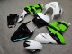 Purchase 2003-2004 Glossy Green White Kawasaki ZX6R Motorcycle Fairings UK