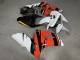 Purchase 2003-2004 Glossy Orange White Kawasaki ZX6R Motorcycle Fairings UK