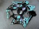 Purchase 2003-2004 Glossy Grey Teal Monster Kawasaki ZX6R Motorcycle Fairings UK