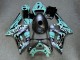 Purchase 2003-2004 Glossy Grey Teal Monster Kawasaki ZX6R Motorcycle Fairings UK