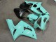 Purchase 2003-2004 Glossy Cyan Plain Forged Carbon Fiber Style Kawasaki ZX6R Motorcycle Fairings UK