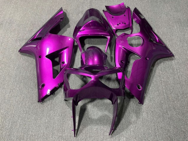 Purchase 2003-2004 Glossy Pink Kawasaki ZX6R Motorcycle Fairings UK