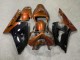 Purchase 2003-2004 Glossy Orange Black Kawasaki ZX6R Motorcycle Fairings UK