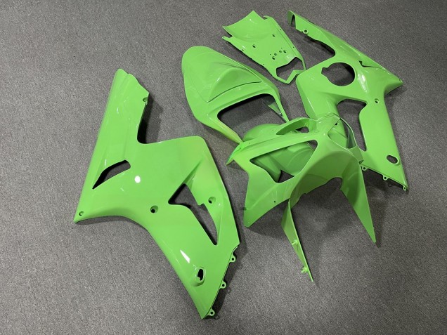 Purchase 2003-2004 Glossy Light Green Kawasaki ZX6R Motorcycle Fairings UK