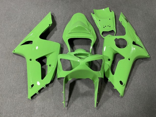 Purchase 2003-2004 Glossy Light Green Kawasaki ZX6R Motorcycle Fairings UK