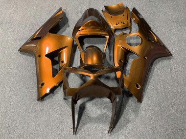 Purchase 2003-2004 Glossy Orange Kawasaki ZX6R Motorcycle Fairings UK