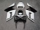 Purchase 2003-2004 Glossy White Black Kawasaki ZX6R Motorcycle Fairings UK