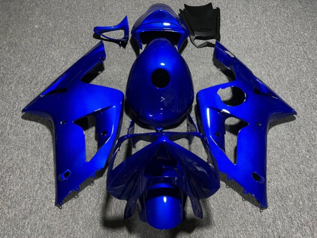 Purchase 2003-2004 Glossy Blue Kawasaki ZX6R Motorcycle Fairings UK