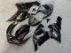 Purchase 2005-2006 Glossy Black with Forged Carbon Fiber Style Kawasaki ZX6R Motorcycle Fairings UK