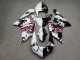 Purchase 2005-2006 Glossy White Black Venom Split Kawasaki ZX6R Motorcycle Fairings UK