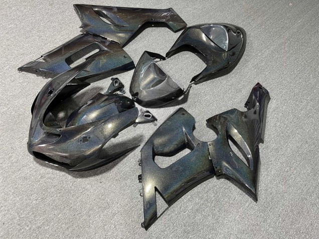 Purchase 2005-2006 Glossy Metallic Nebula Kawasaki ZX6R Motorcycle Fairings UK
