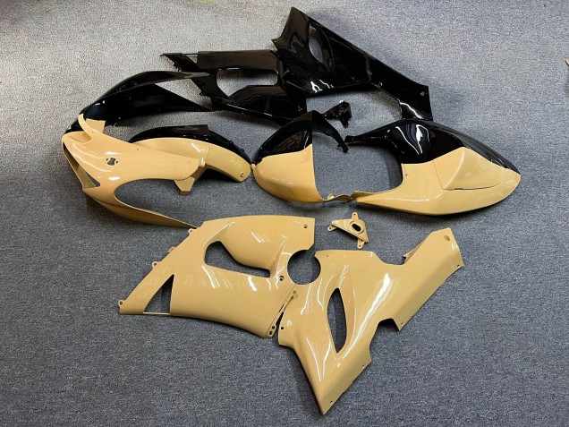 Purchase 2005-2006 Glossy Desert Tan & Black Split Kawasaki ZX6R Motorcycle Fairings UK