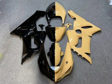 Purchase 2005-2006 Glossy Desert Tan & Black Split Kawasaki ZX6R Motorcycle Fairings UK