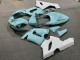 Purchase 2005-2006 Aqua White Kawasaki ZX6R Motorcycle Fairings UK