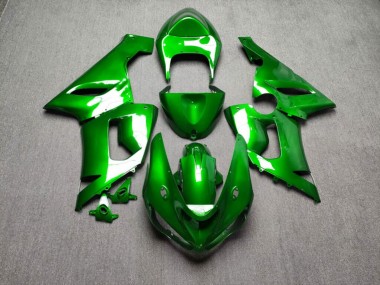 Purchase 2005-2006 Glossy Green Kawasaki ZX6R Motorcycle Fairings UK