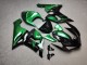 Purchase 2005-2006 Glossy Black Green Kawasaki ZX6R Motorcycle Fairings UK