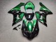 Purchase 2005-2006 Glossy Black Green Kawasaki ZX6R Motorcycle Fairings UK