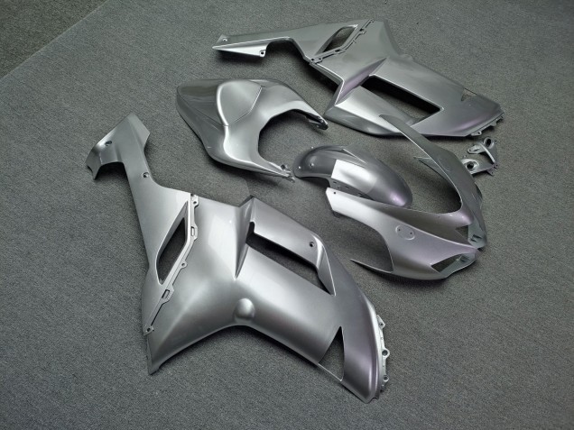 Purchase 2007-2008 Glossy Silver Kawasaki ZX6R Motorcycle Fairings UK