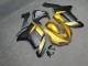 Purchase 2007-2008 Matte Gold Black White Kawasaki ZX6R Motorcycle Fairings UK