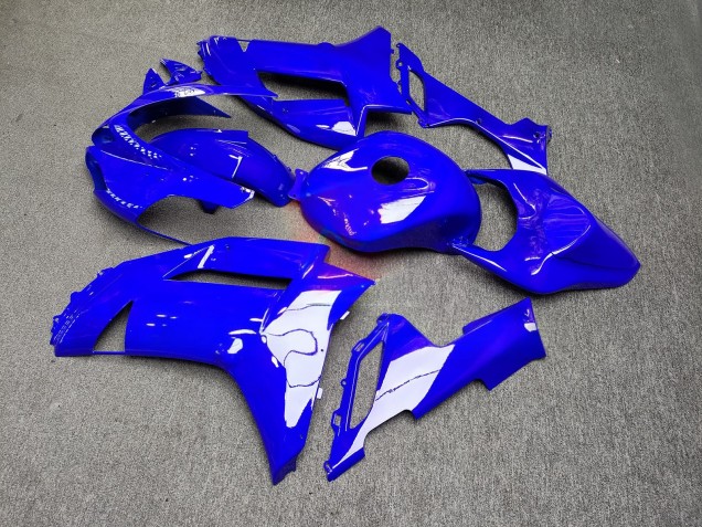 Purchase 2007-2008 Glossy Vibrant Blue Kawasaki ZX6R Motorcycle Fairings UK