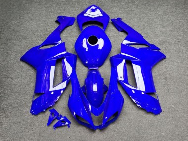 Purchase 2007-2008 Glossy Vibrant Blue Kawasaki ZX6R Motorcycle Fairings UK