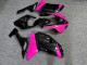 Purchase 2007-2008 Glossy Black Pink Kawasaki ZX6R Motorcycle Fairings UK